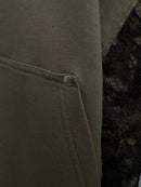 Lace heavy weight pullover(Coffee)