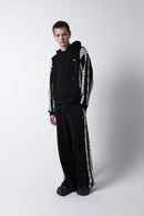 Lace heavy weight pullover(Black)