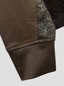 Seam lace mix over size T-shirt(Coffee)