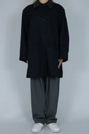 Big collar over size coat
