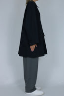 Big collar over size coat