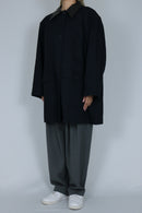 Big collar over size coat