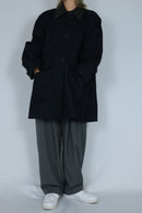 Big collar over size coat