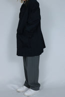 Big collar over size coat