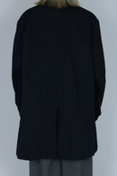Big collar over size coat