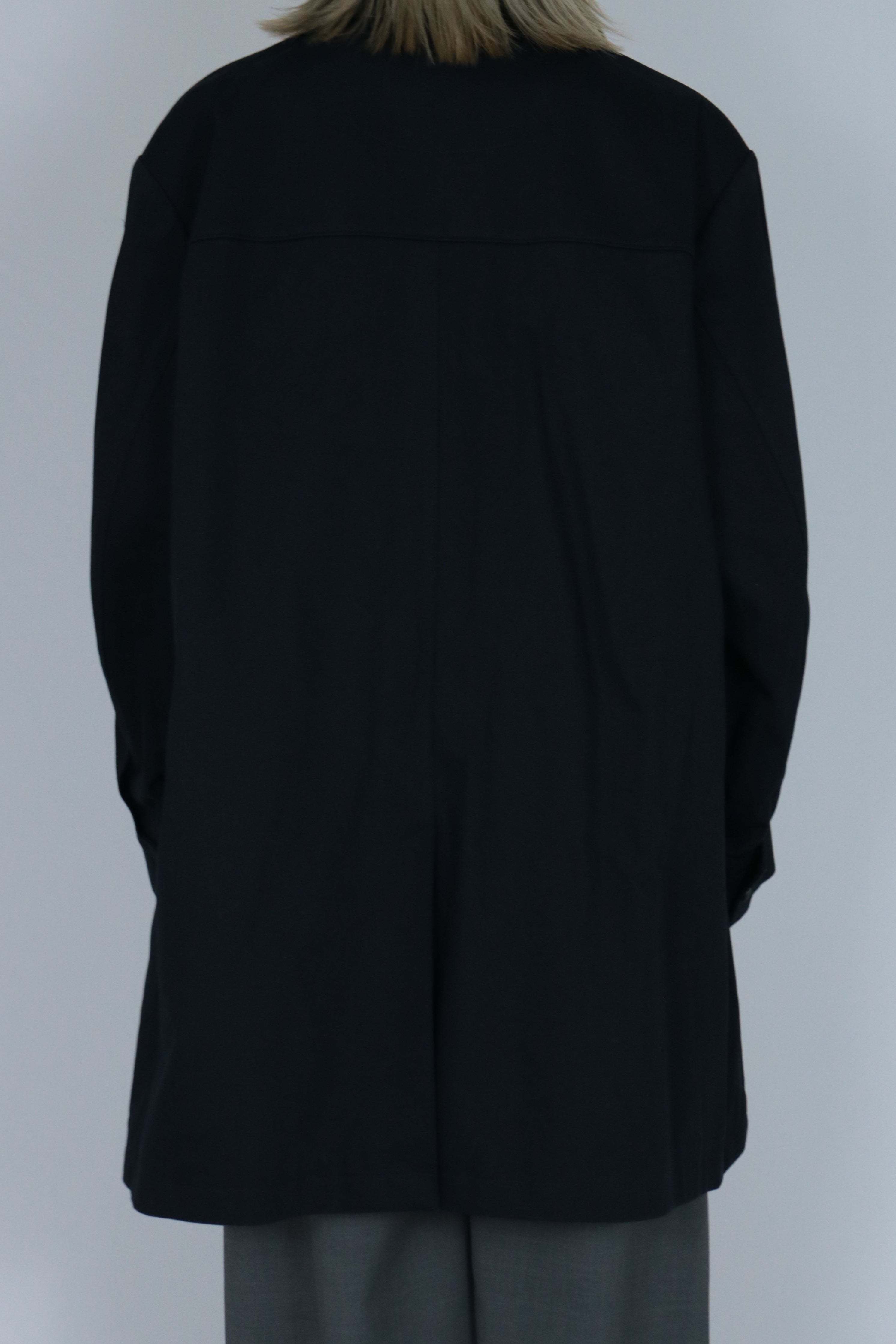 Big collar over size coat
