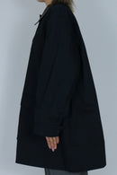 Big collar over size coat